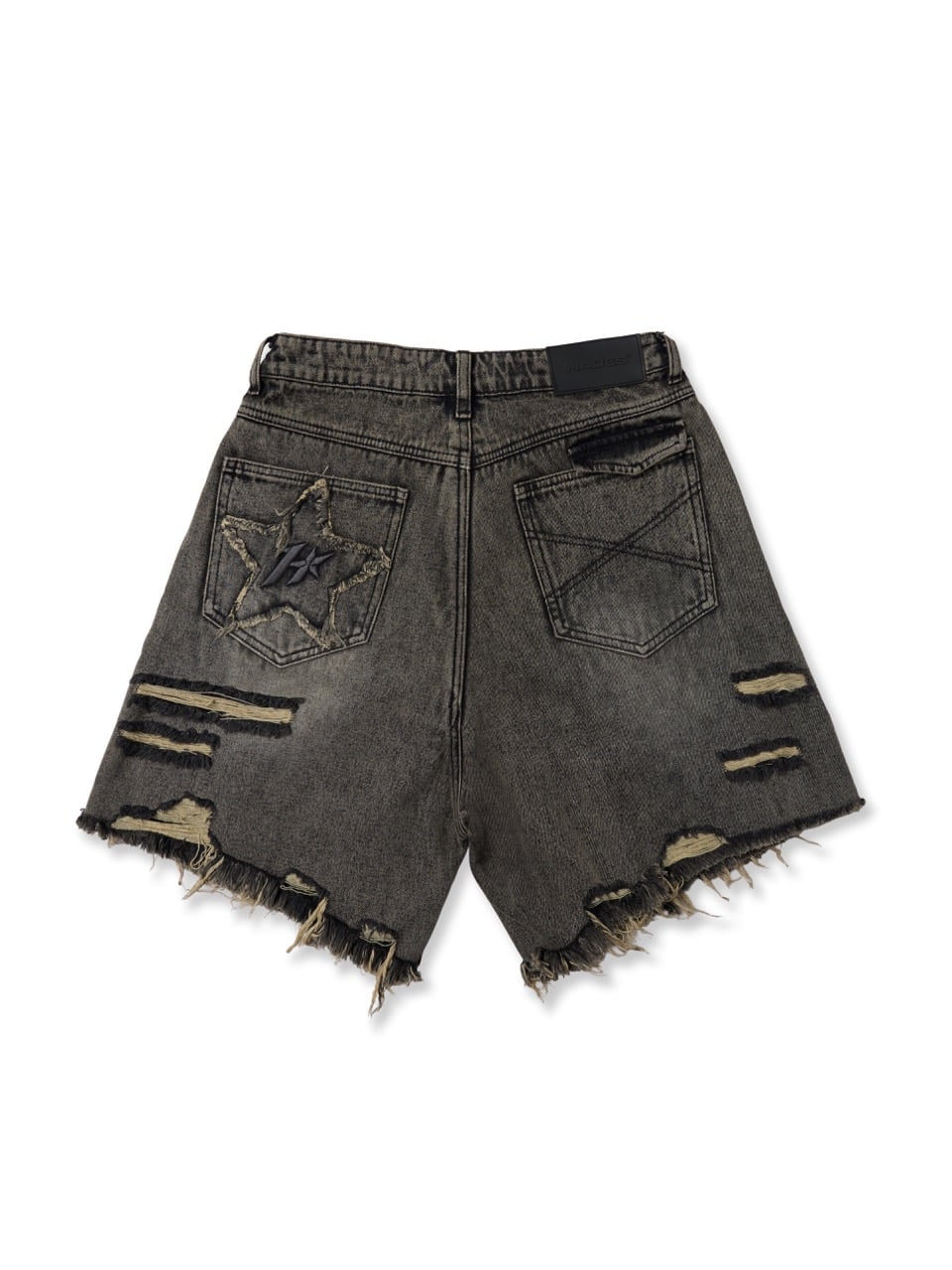 STAR CRUSH WASH JEAN SHORTS