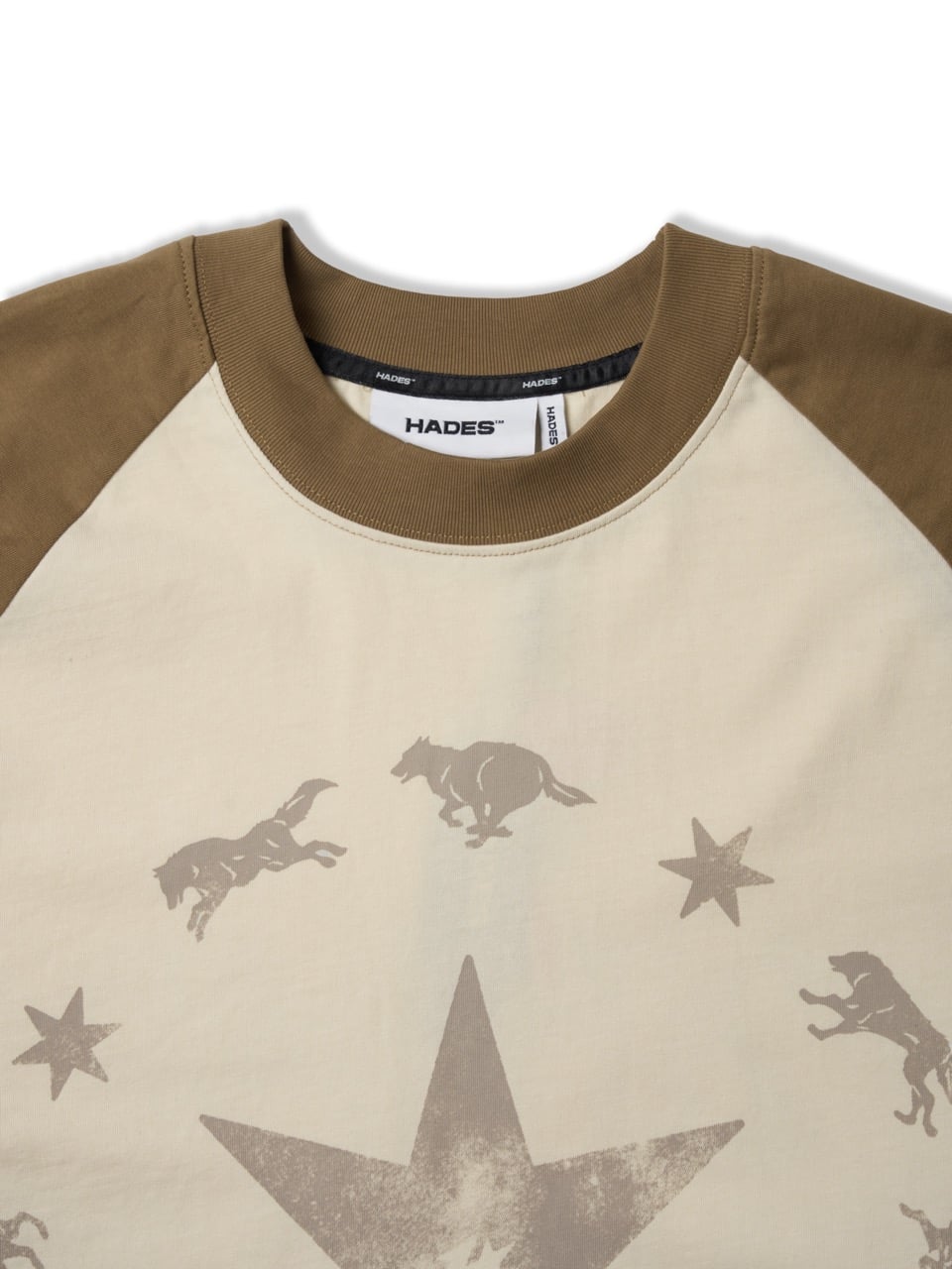 WOLFPACK RAGLAN - BROWN