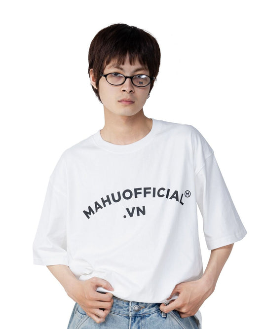 MHO OVERSIZED T-SHIRT / WHITE