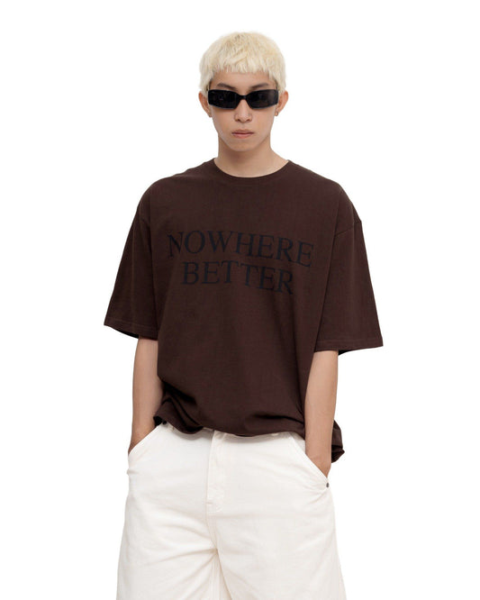 NB OVERSIZED T-SHIRT / BROWN