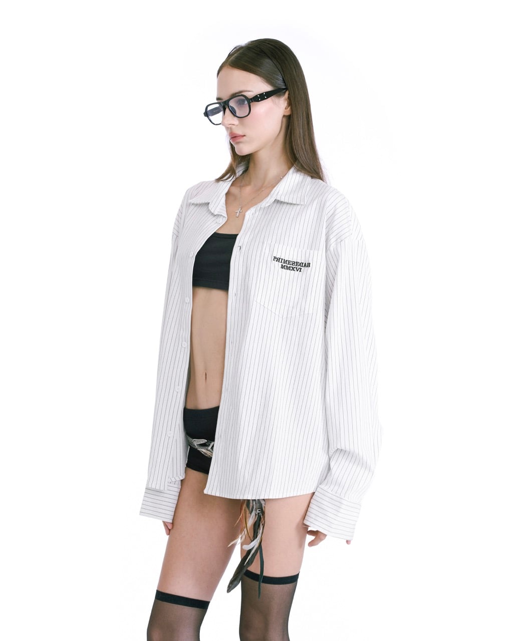 STRIPPED POCKET SHIRT