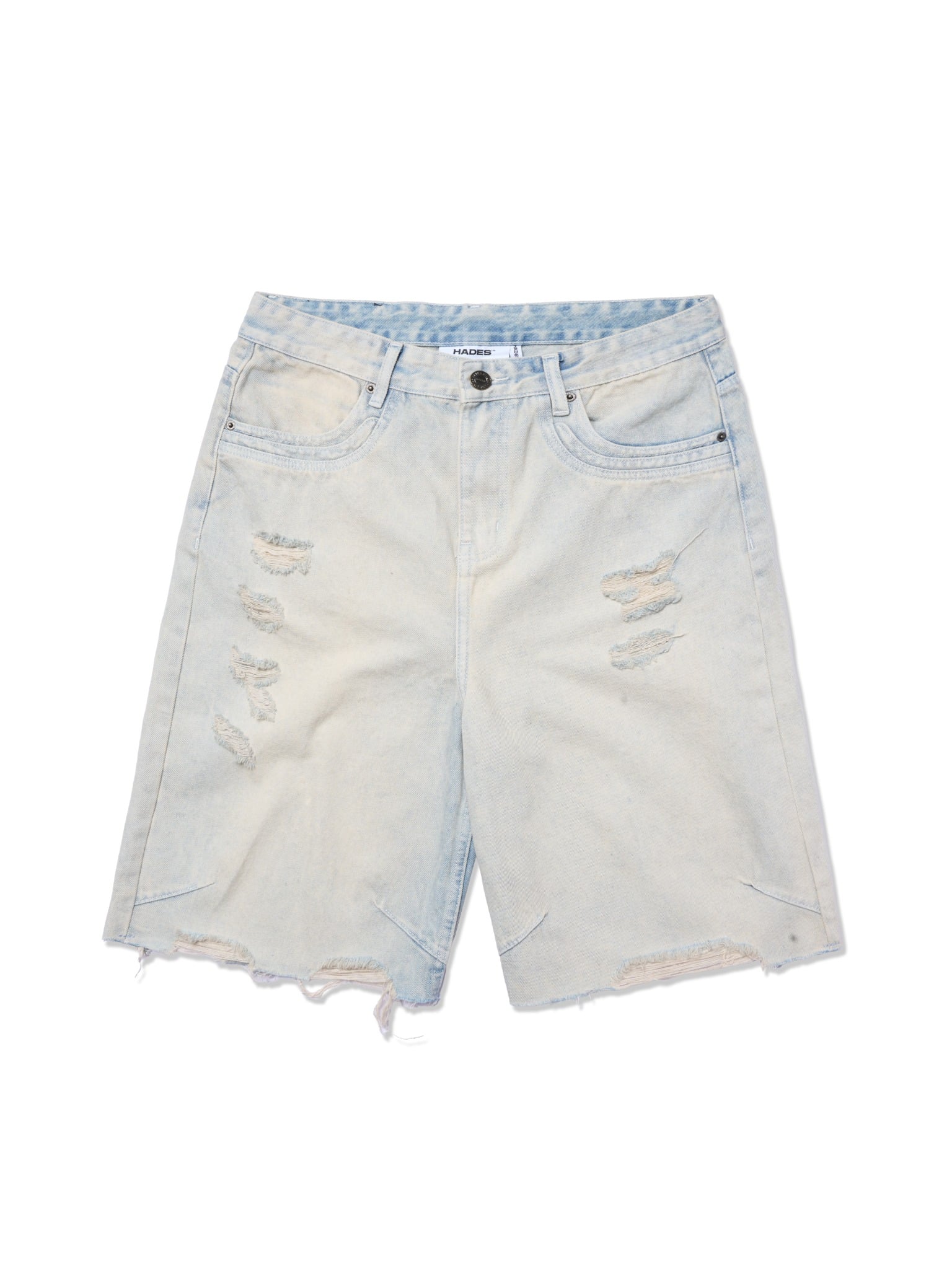 TRIO STAR WASH JEAN SHORTS