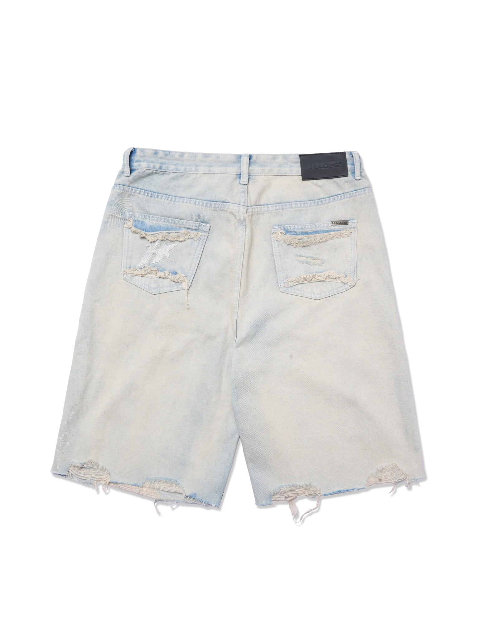 TRIO STAR WASH JEAN SHORTS