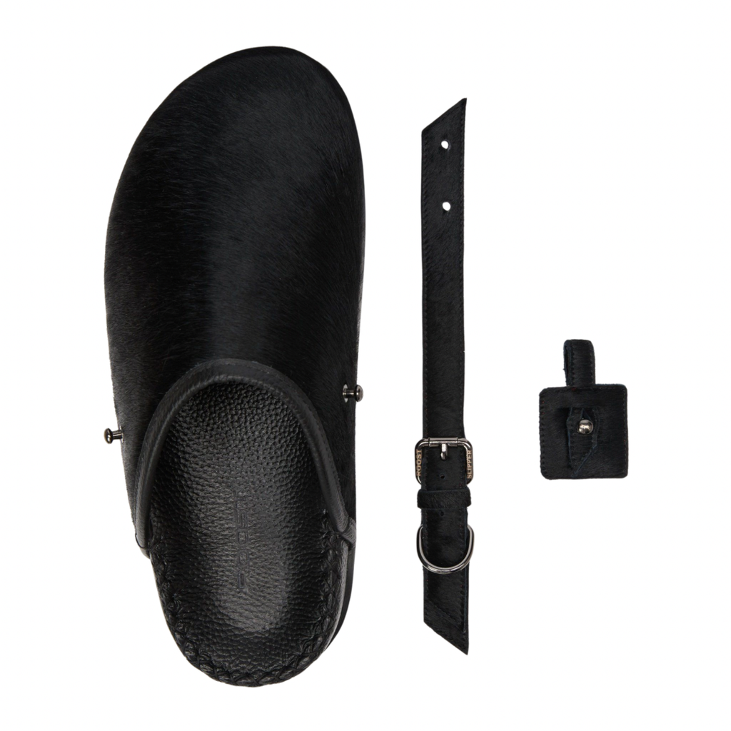 CLOSED-TOE SANDALS - BLACK TOE