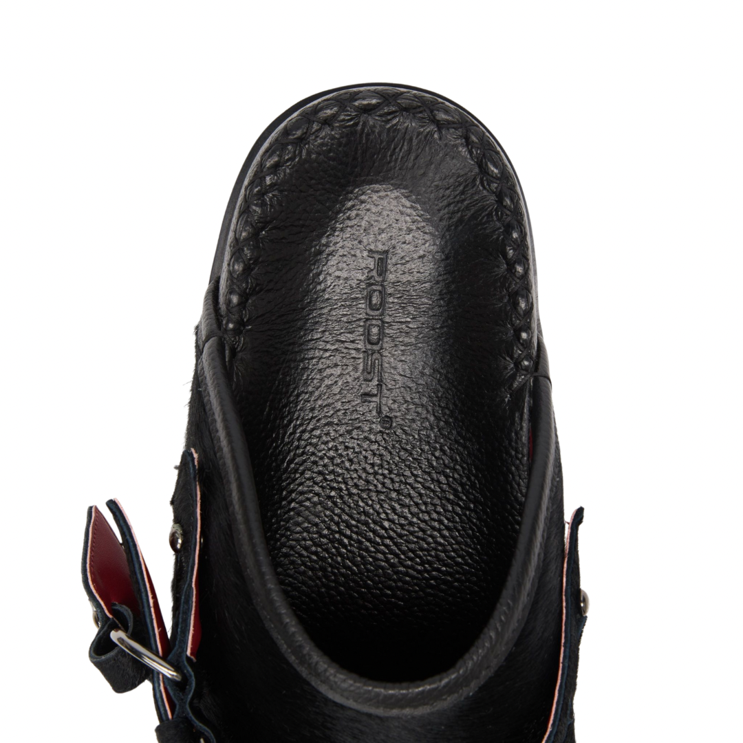 CLOSED-TOE SANDALS - BLACK TOE