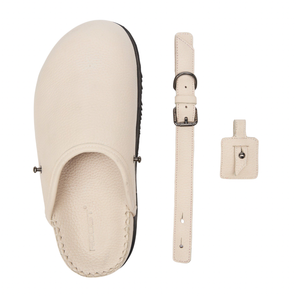 CLOSED-TOE SANDALS - MILK CREAM TOE