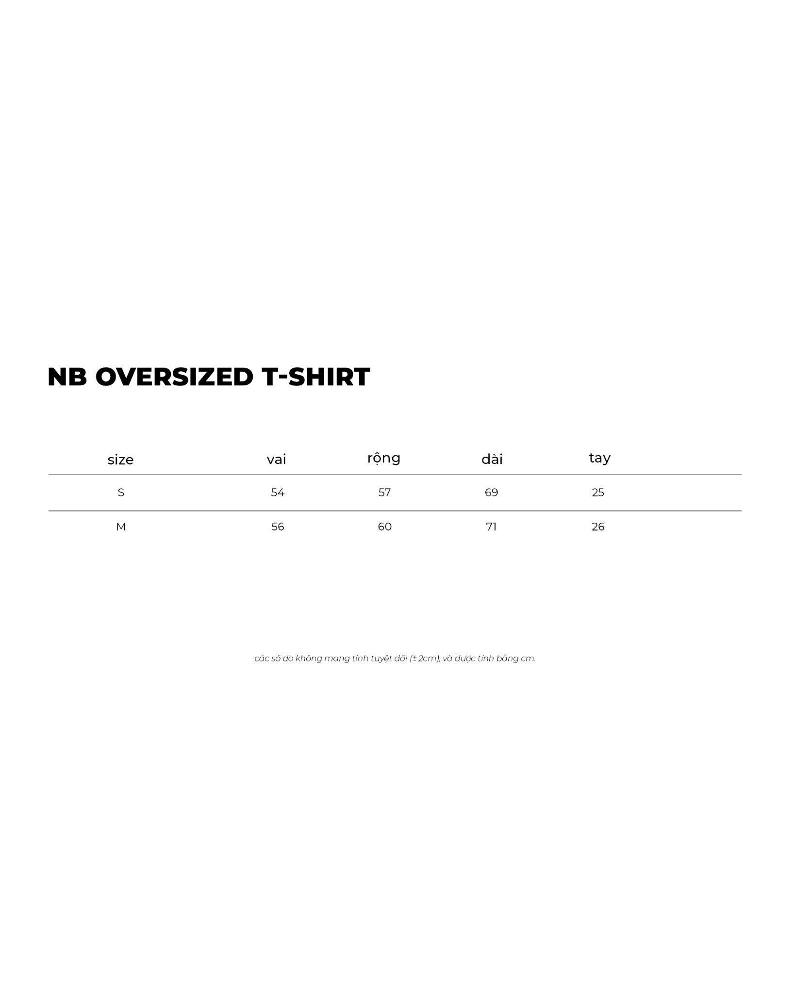 NB OVERSIZED T-SHIRT / WHITE
