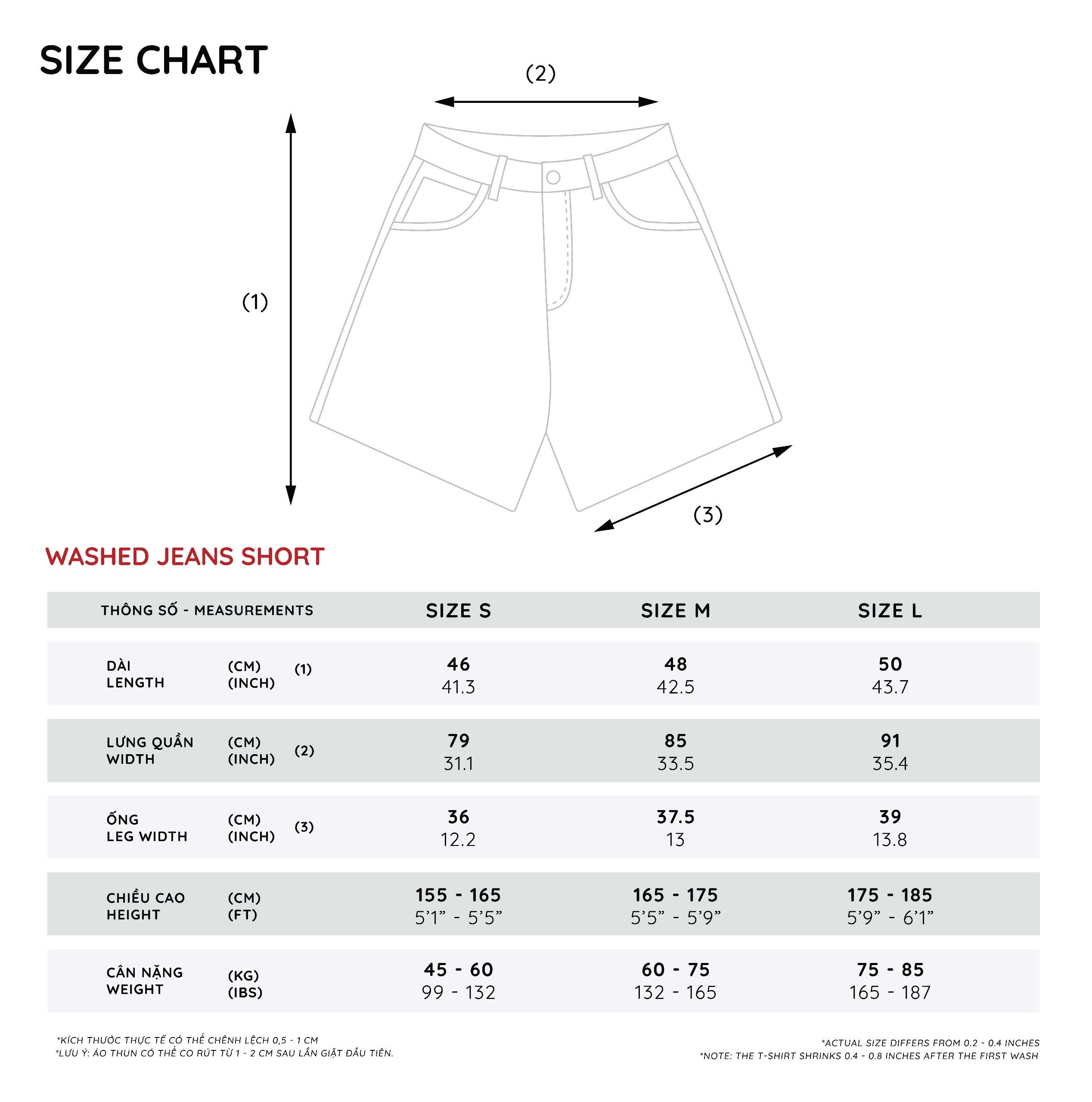 STAR CRUSH WASH JEAN SHORTS