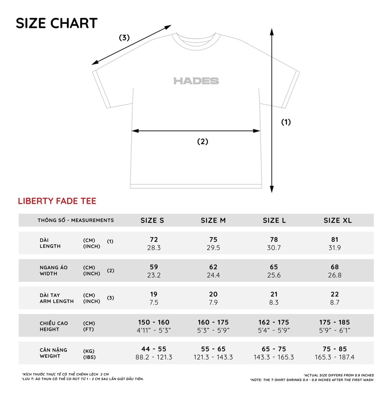 LIBERTY FADE TEE