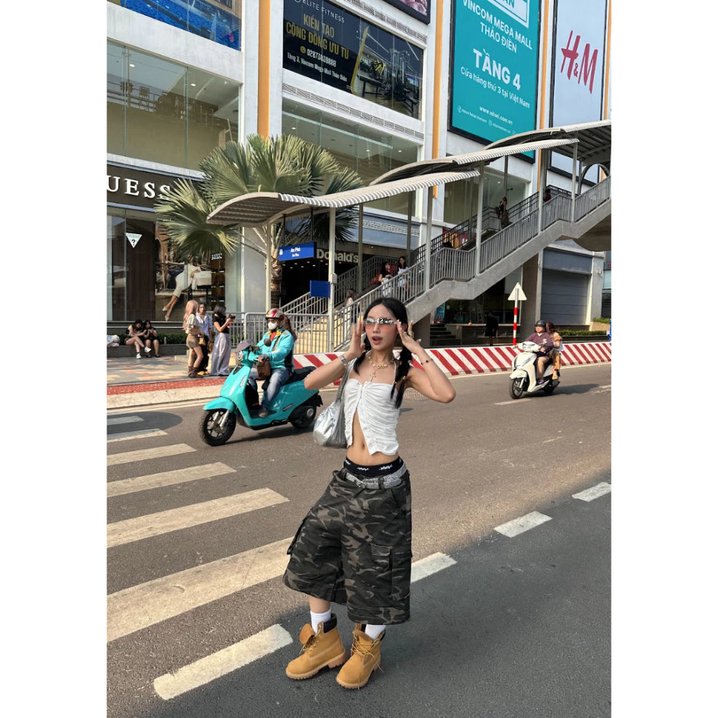 Raider Khaki Camo Shorts